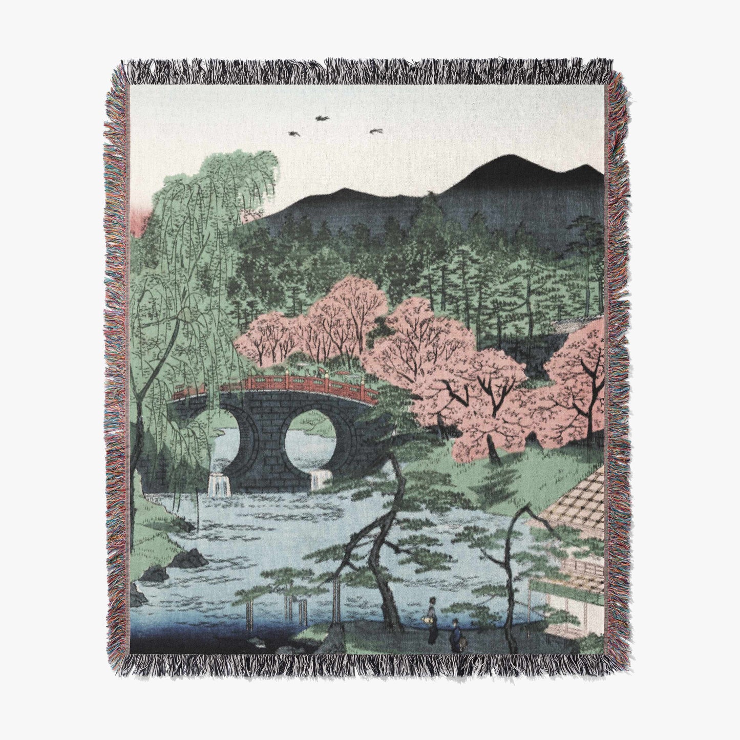 Megane Bridge at Otani Woven Blanket