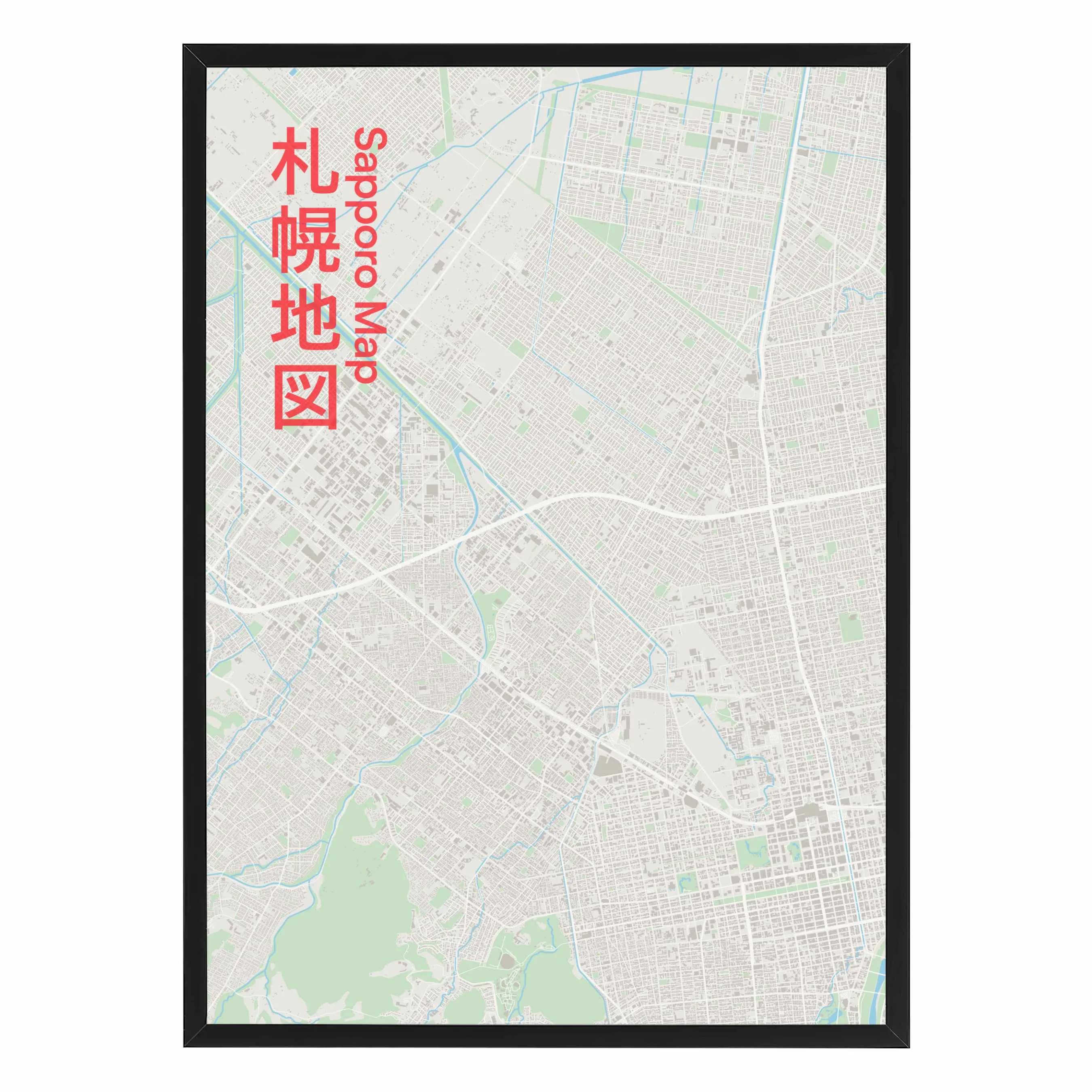 Sapporo City Map