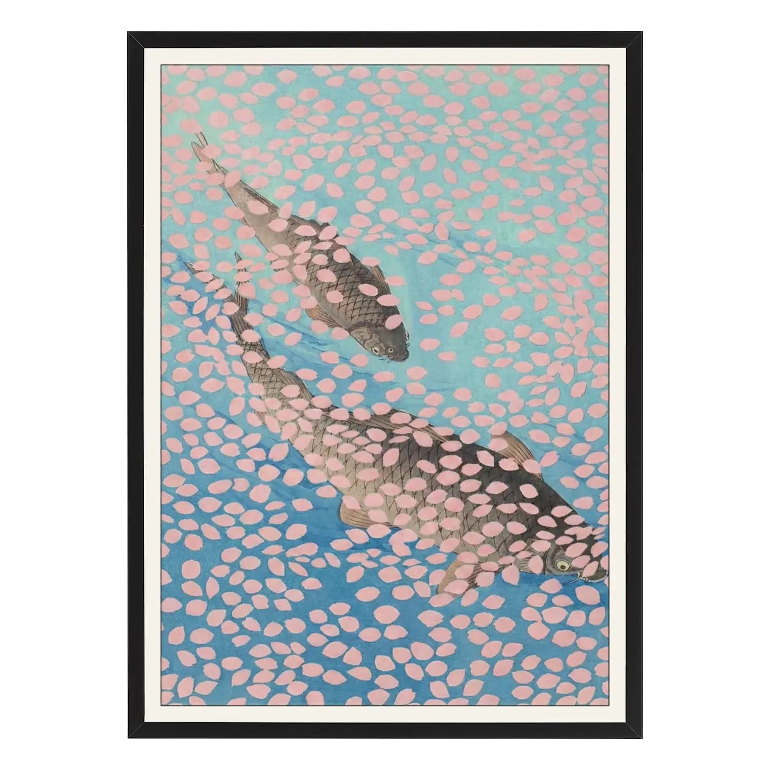 Japanese Koi Fish & Sakura
