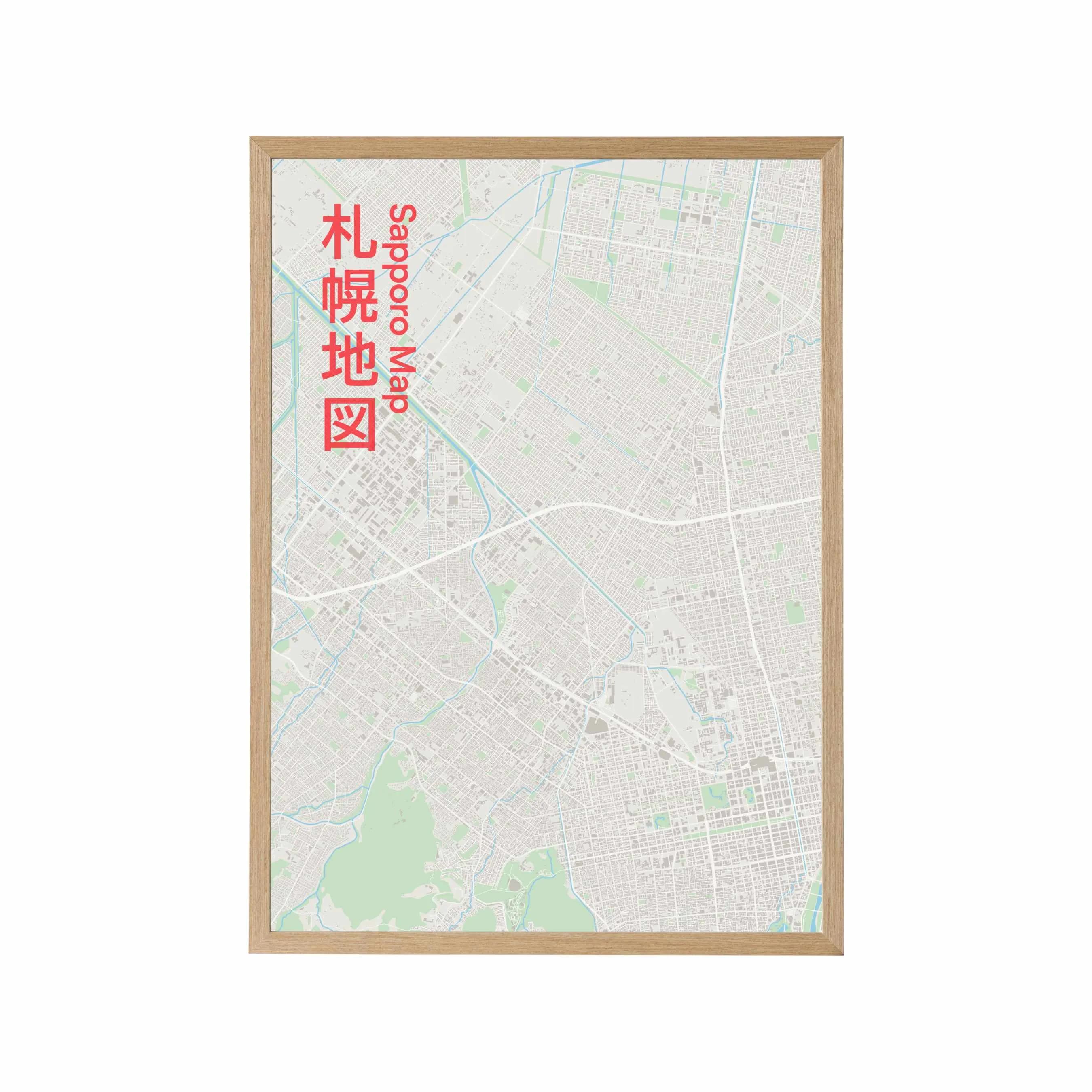 Sapporo City Map - product image