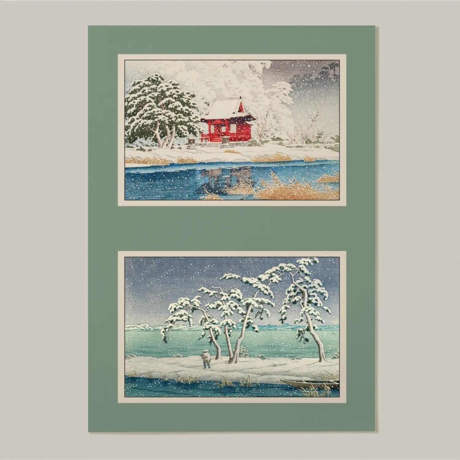 Snowy Japanese Postcards - product image