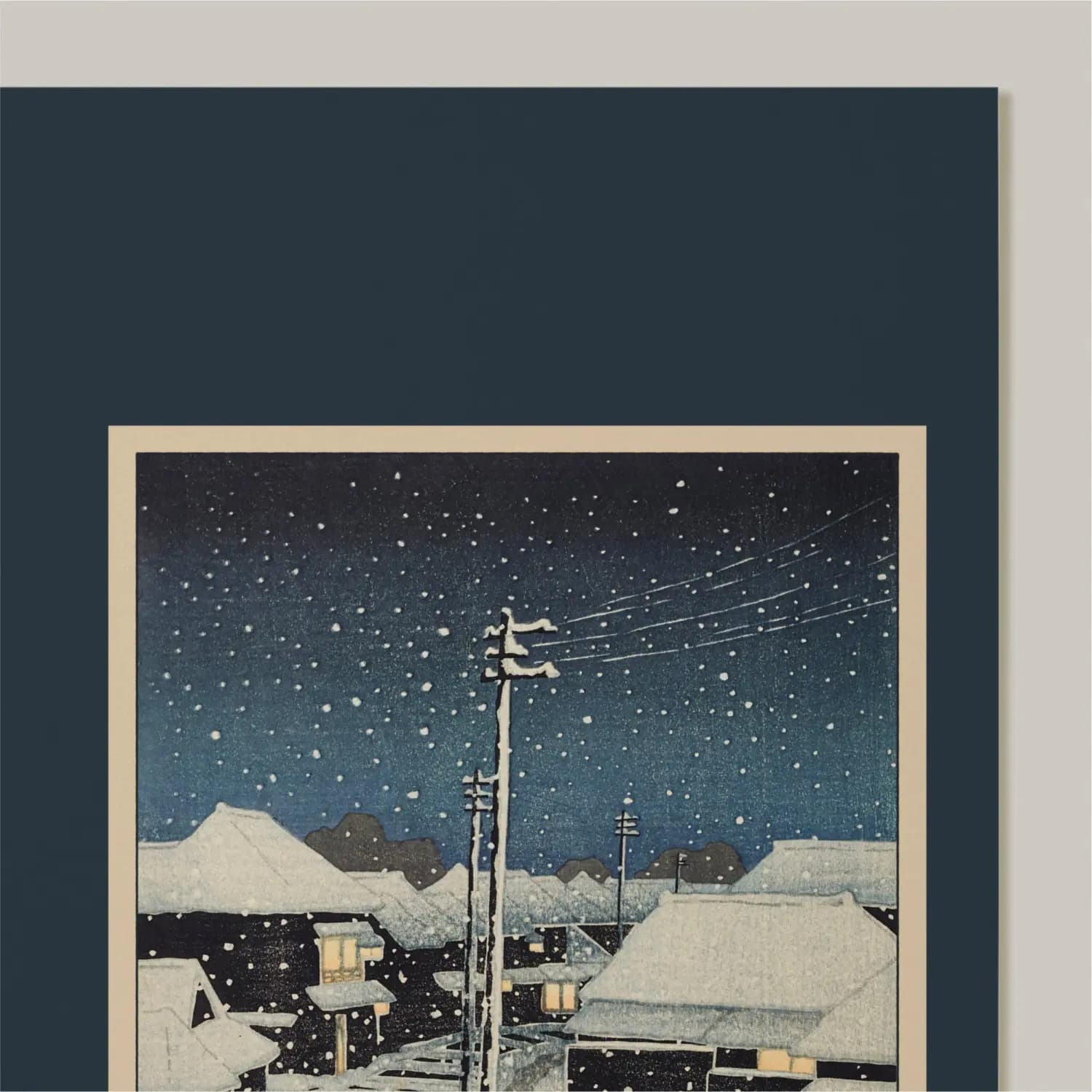 Japanese Winter Street - product image