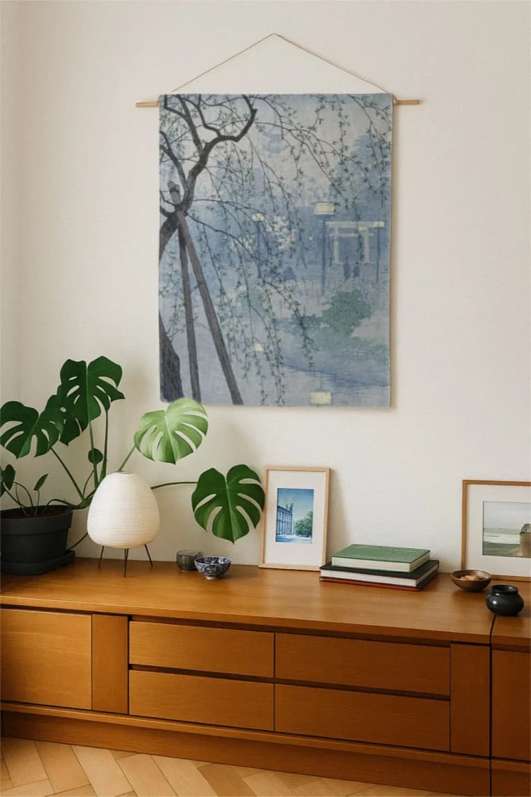 Misty Pond Landscape