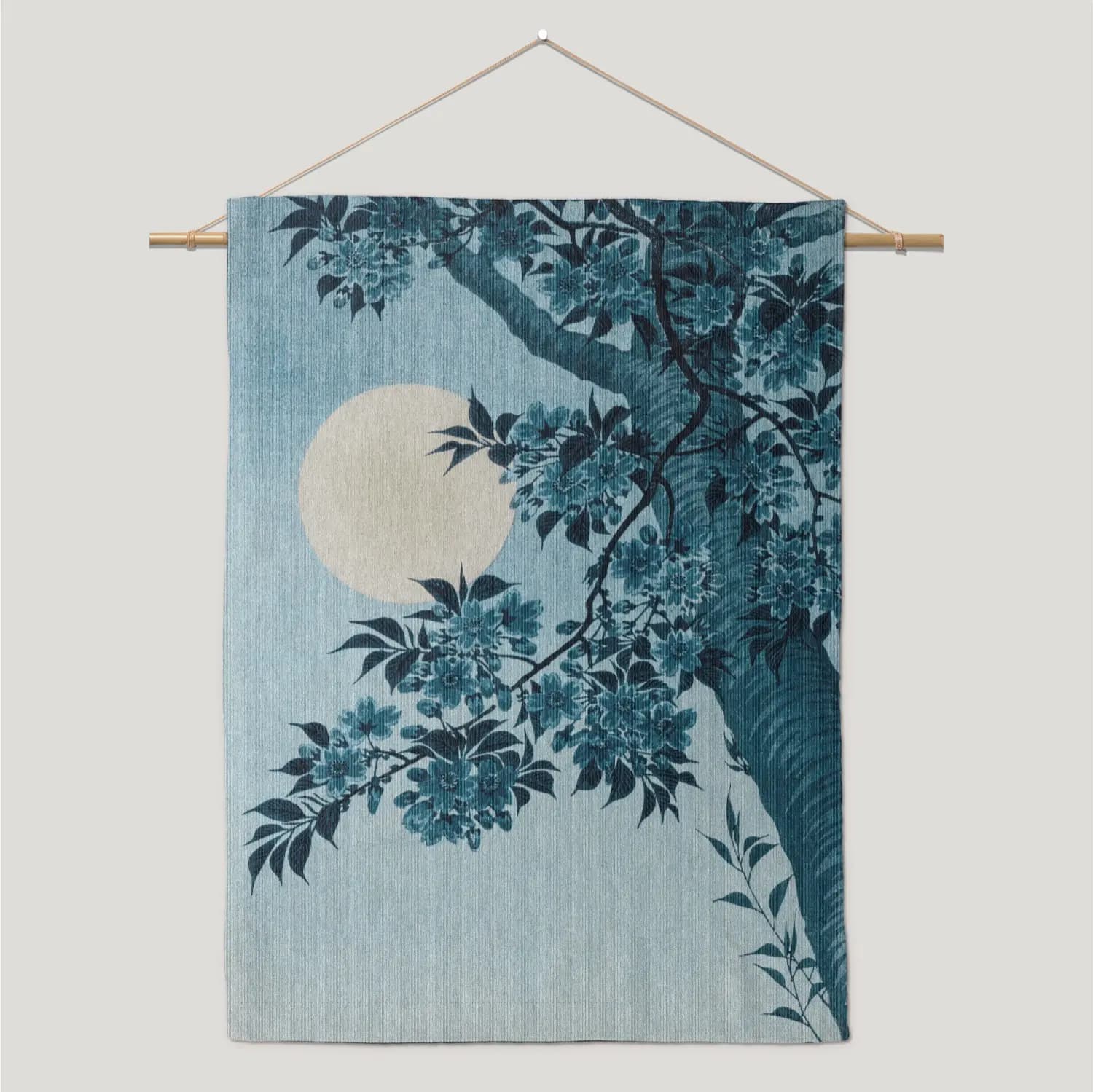 Japanese Blossoms & Moon