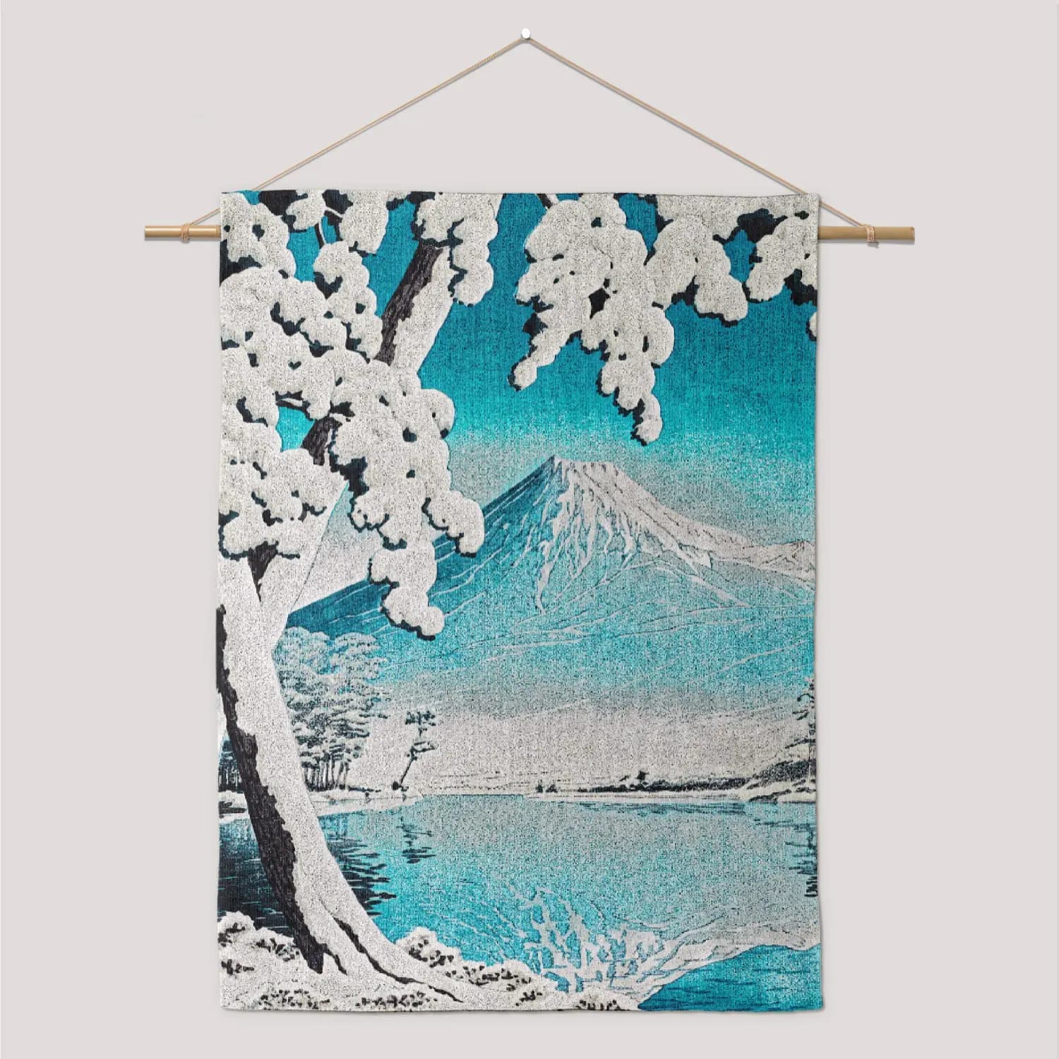 Winter Fuji Landscape Tapestry - product image