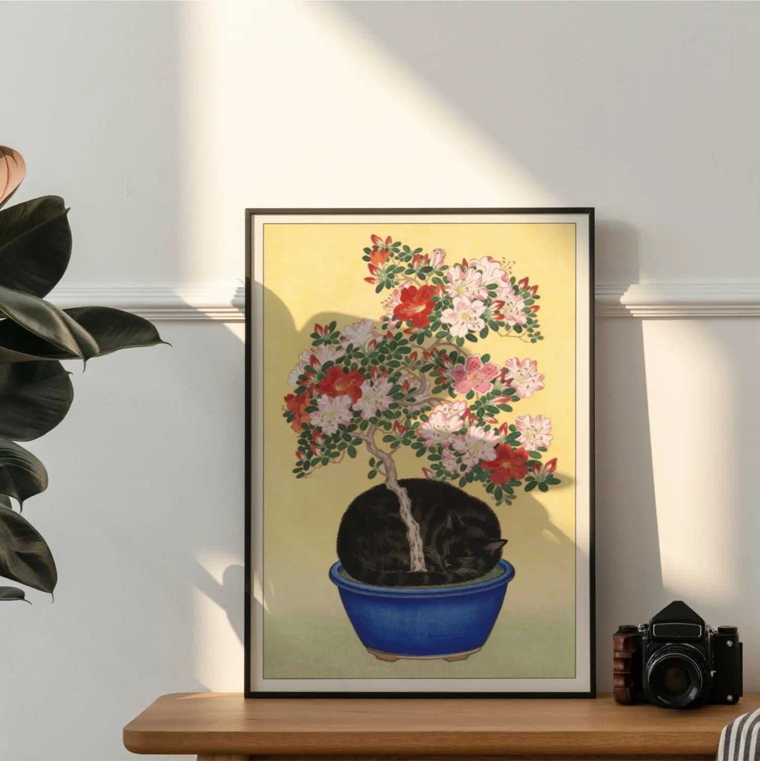 Cat Beneath the Azalea - product image
