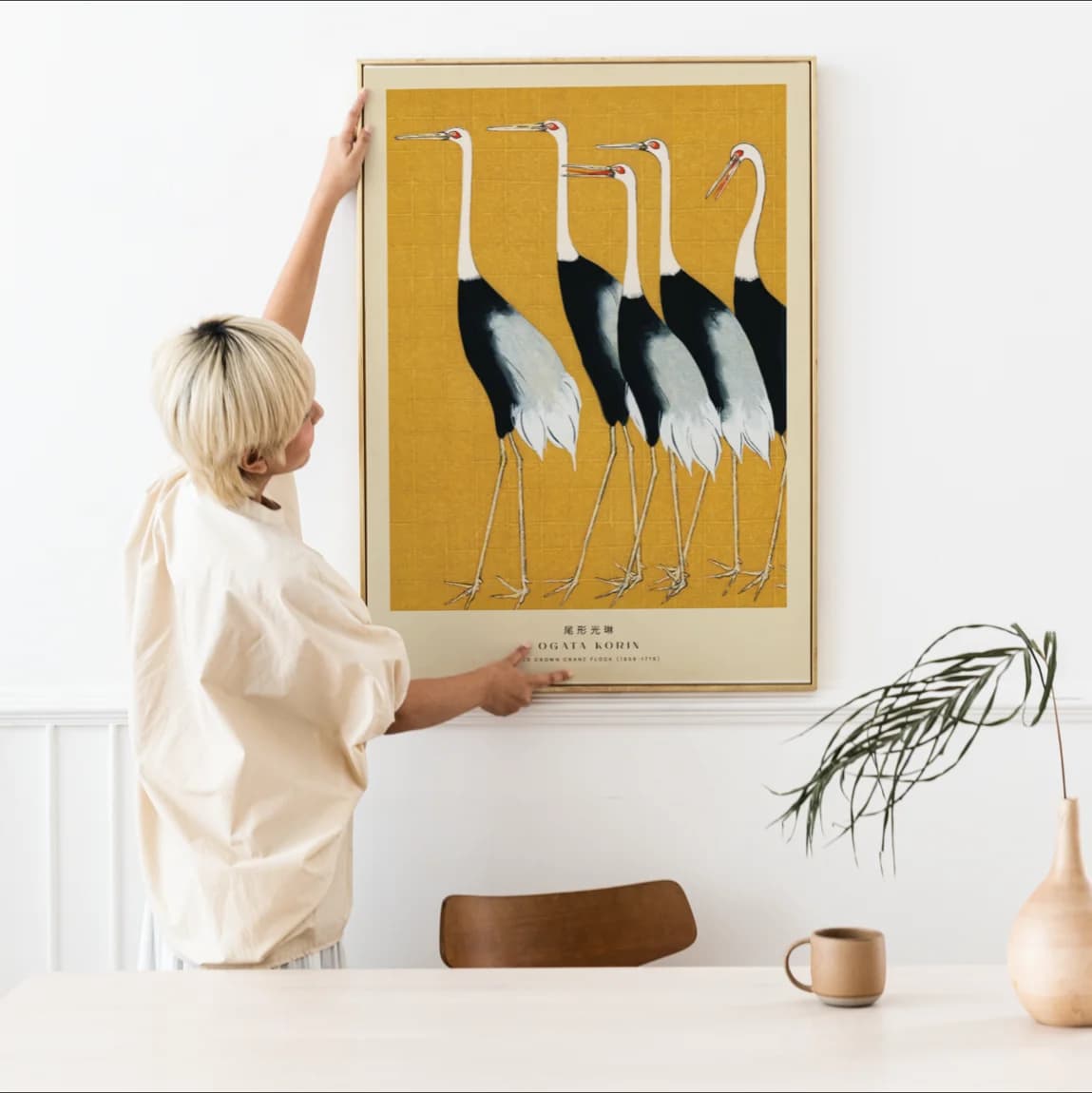 Red-Crowned Cranes - product image