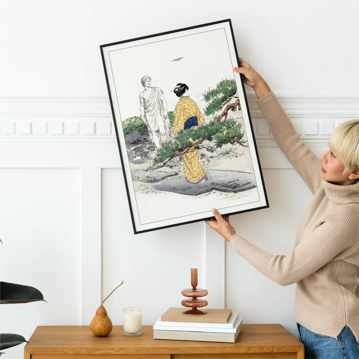 Roman Statue at the Pine Shore - product image