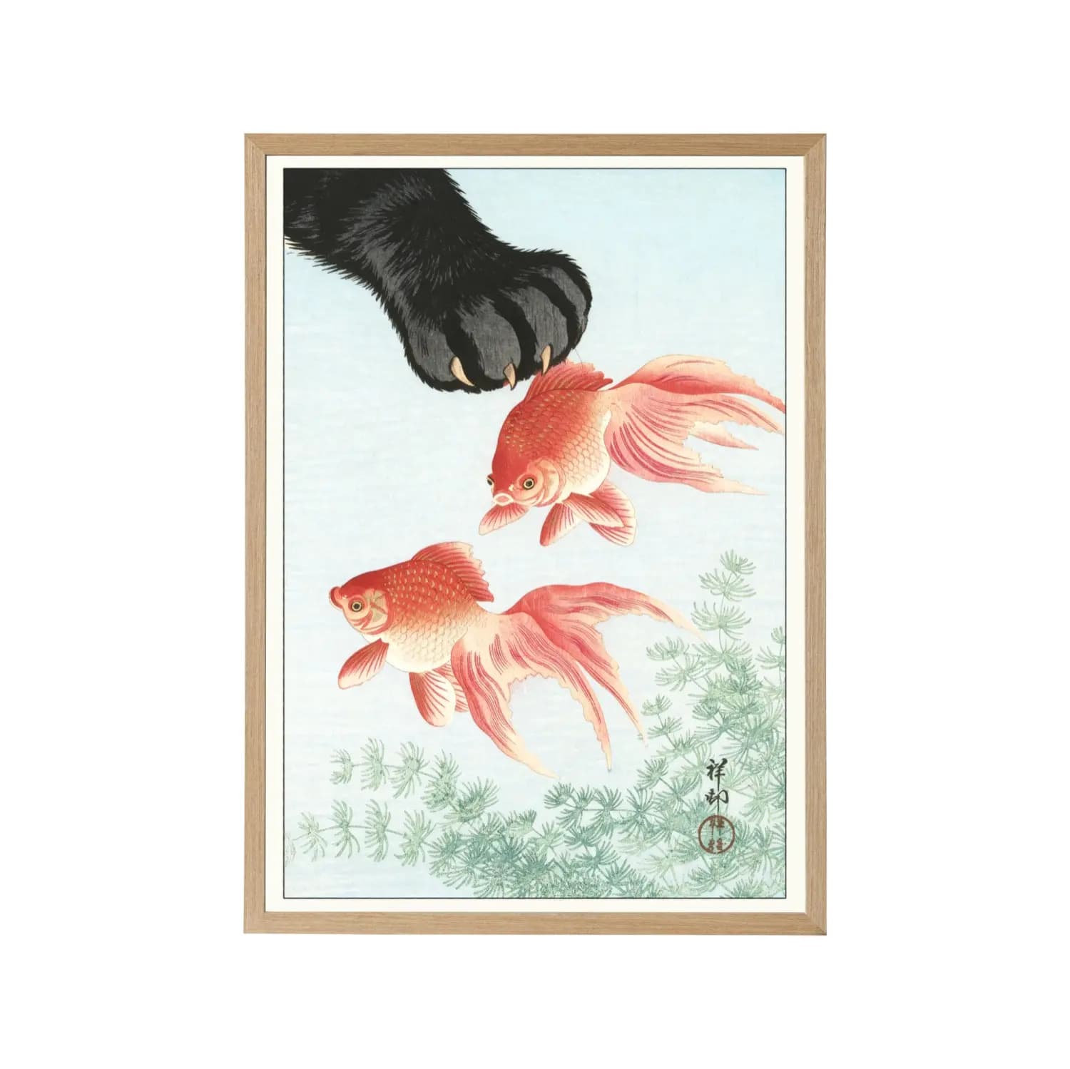 Two Goldfish and a Paw - product image