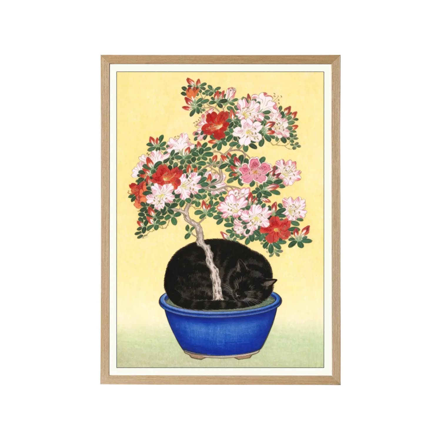 Cat Beneath the Azalea - product image