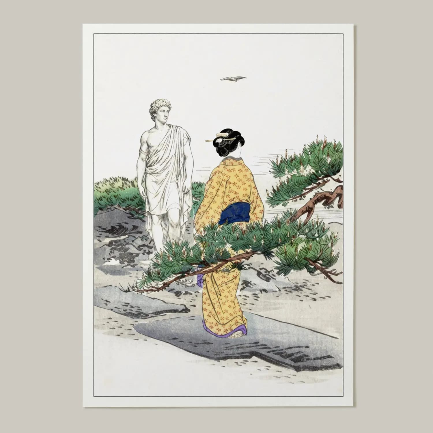 Roman Statue at the Pine Shore - product image