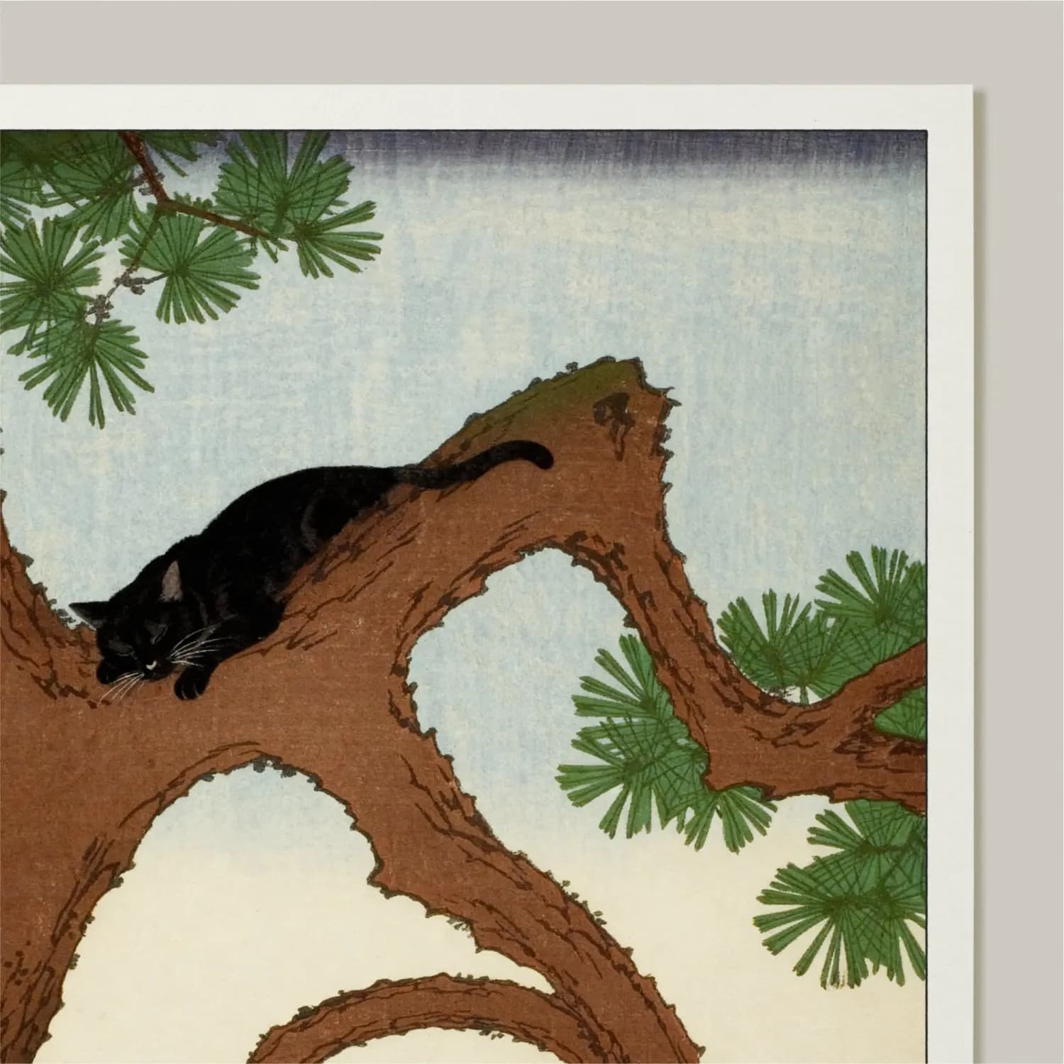 Sleeping Cat on the Moon Pine - product image