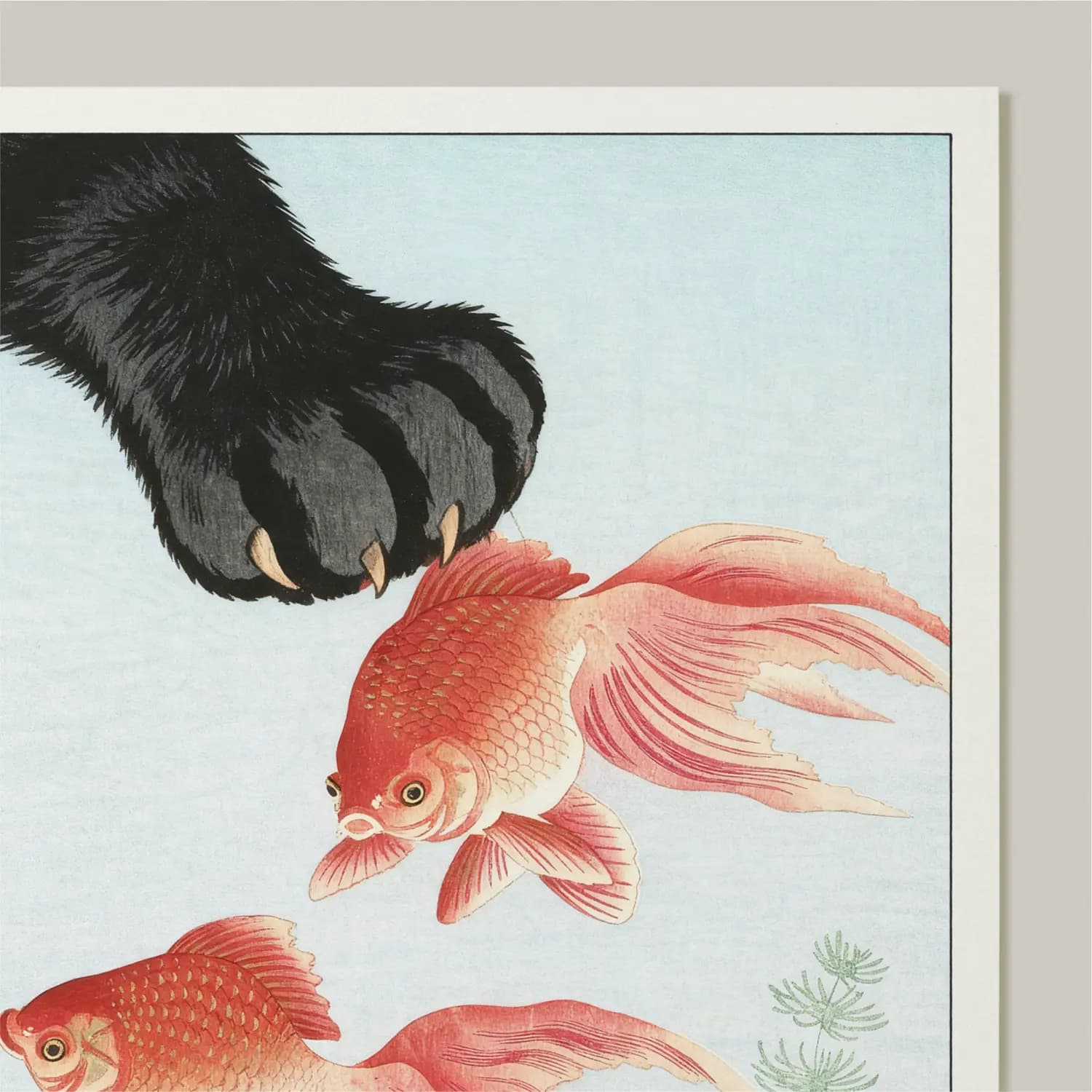 Two Goldfish and a Paw - product image