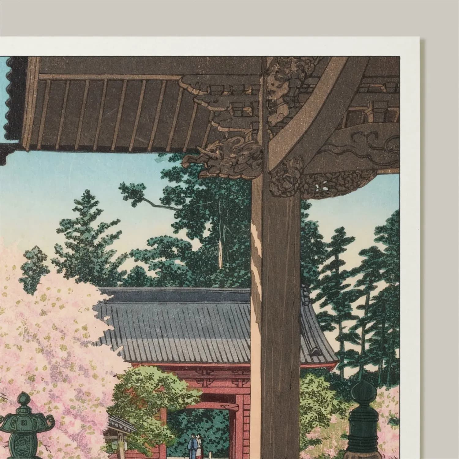 Myohonji Temple Cat in Spring - product image