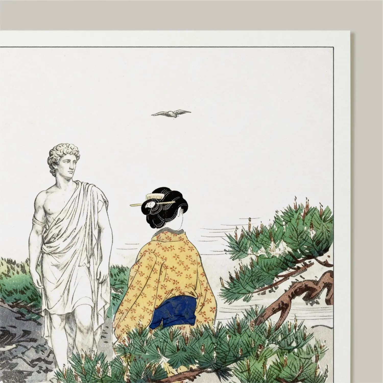 Roman Statue at the Pine Shore - product image