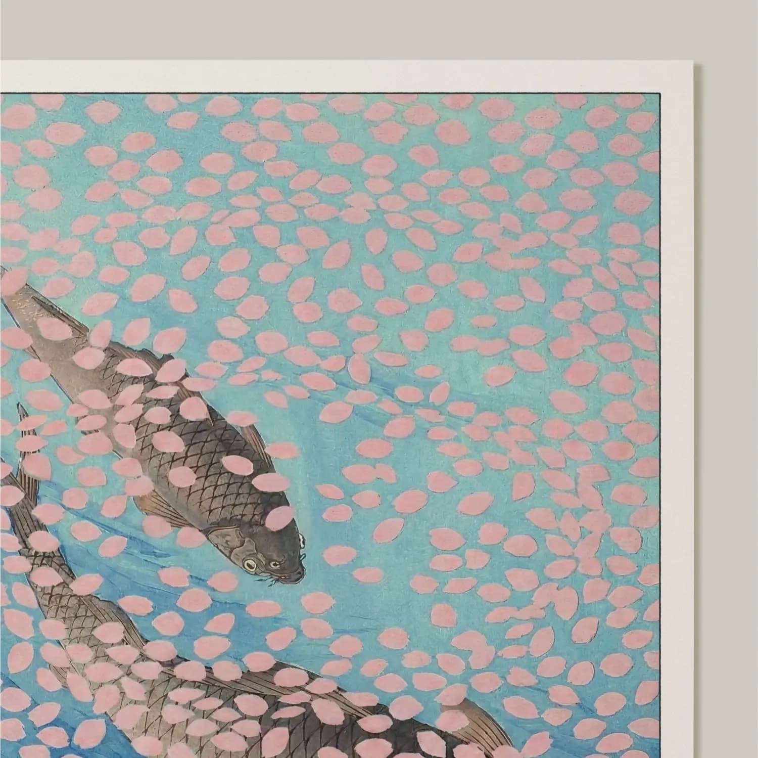 Japanese Koi Fish & Sakura - product image