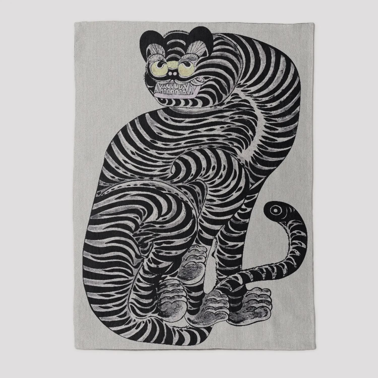 Japanese Tiger Woven Tapestry - product image