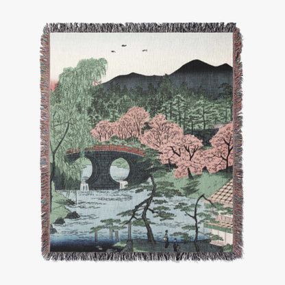Megane Bridge at Otani Woven Blanket